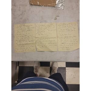 GI Handwritten Lyrics Everything Happens to Me w/ Foxhole reference top 3rd page